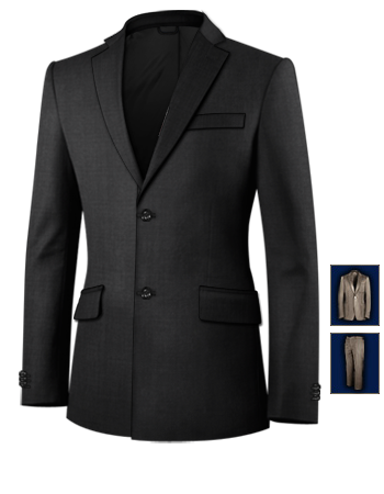 Ladies Chic Elegant Suit with 2 Buttons, Single Breasted