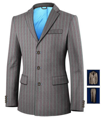 Formal Suit Swindon with 3 Buttons, Single Breasted