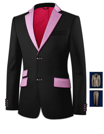 Kuala Lumpur Suit with 2 Buttons, Single Breasted