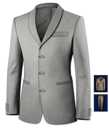 Mens Suits 40s with 3 Buttons, Single Breasted