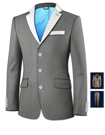 The Suit Company with 3 Buttons, Single Breasted