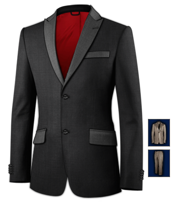 Mens Suits 2011 with 2 Buttons, Single Breasted