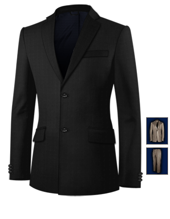 Cheap Formal Suit with 2 Buttons, Single Breasted