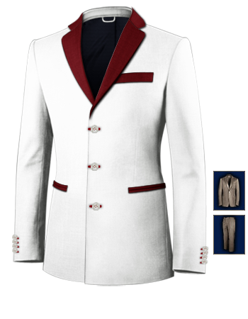 Tailored Suit 3d Model with 3 Buttons, Single Breasted