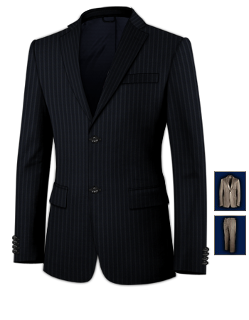 Mens Business Suits with 2 Buttons, Single Breasted