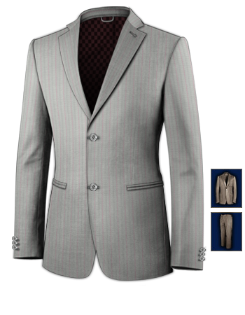 Prom Suits For Men West Bromwich with 2 Buttons, Single Breasted