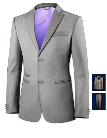 Suits For Teenagers with 2 Buttons, Single Breasted