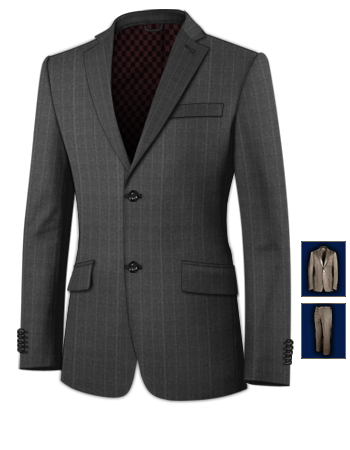 Cheaper Suits with 2 Buttons, Single Breasted