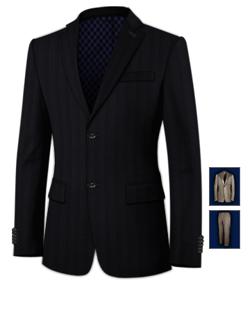 Falkirk Suits with 2 Buttons, Single Breasted