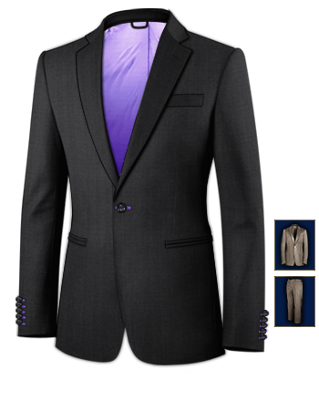 Tailors Suits with 1 Button, Single Breasted