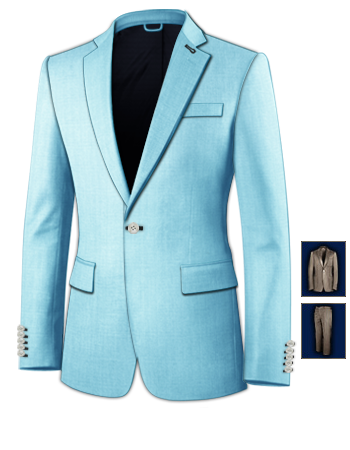 Xs Suit For Men with 1 Button, Single Breasted