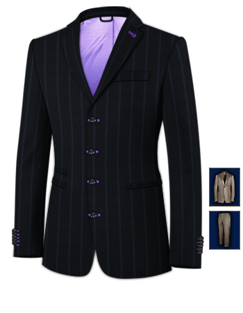 Mens Suits Liverpool with 4 Buttons, Single Breasted