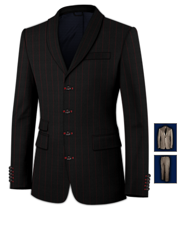 Cheap Mens Suits For Sale with 4 Buttons, Single Breasted