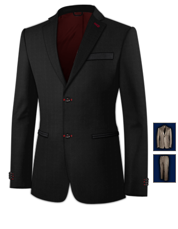 Trouser Suits For Tall Women Uk with 2 Buttons, Single Breasted