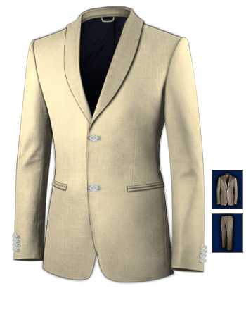 Mens Prom Suit Ideas with 2 Buttons, Single Breasted