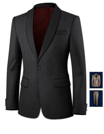 Dress And Jacket Suits with 1 Button, Single Breasted