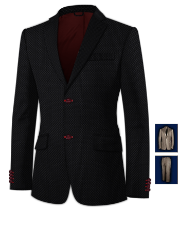 Cheap Summer Suits with 2 Buttons, Single Breasted
