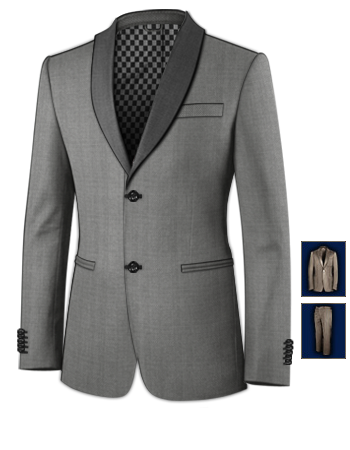 Tailoring Suit with 2 Buttons, Single Breasted