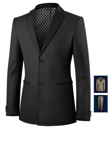Ceremony Suit with 2 Buttons, Single Breasted