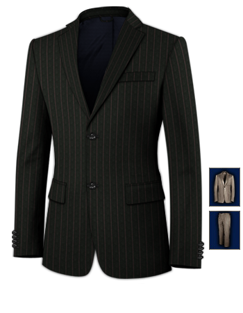 Best Man Suit with 2 Buttons, Single Breasted