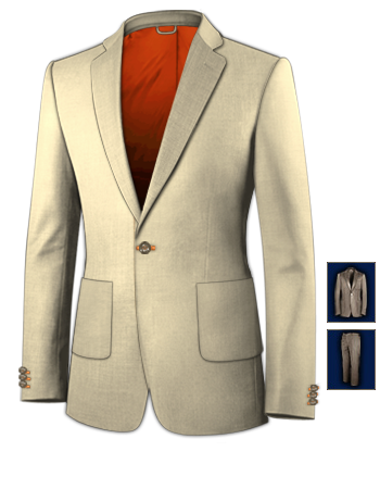 Suits 4 You with 1 Button, Single Breasted