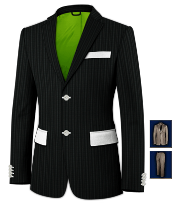 Red Suits For Men with 2 Buttons, Single Breasted