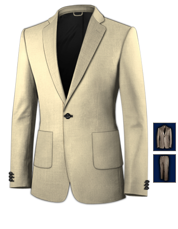 Made To Measure Suits Darlington with 1 Button, Single Breasted