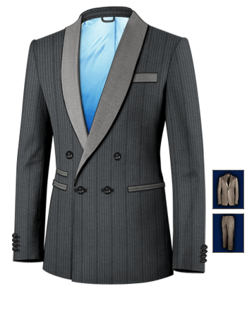 Morning Suits To Buy with 4 Buttons, Double Breasted (1 To Close)