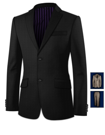 Suits For The Groom with 2 Buttons, Single Breasted