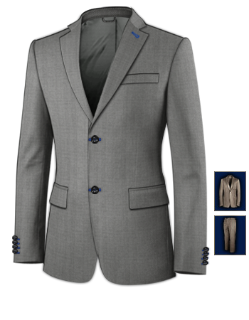 Extra Extra Large Summer Weight Suits with 2 Buttons, Single Breasted