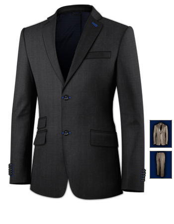 Suit Websites with 2 Buttons, Single Breasted