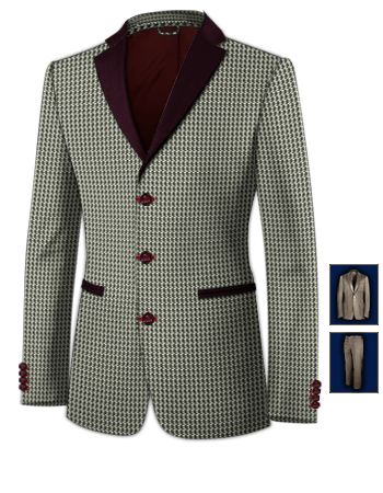 Tailor Made Suit Cheap with 3 Buttons, Single Breasted