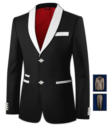 Suit Shop with 2 Buttons, Single Breasted
