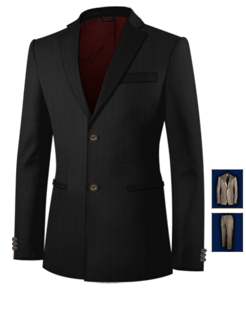 Cheap Suits For Men Wholesale with 2 Buttons, Single Breasted