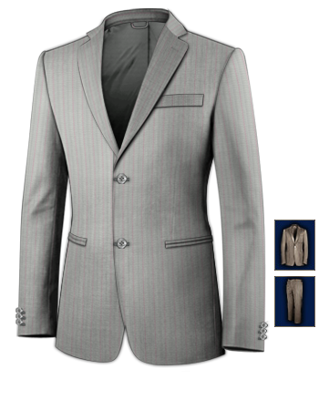 Mens Prince Style Suits Cheap with 2 Buttons, Single Breasted
