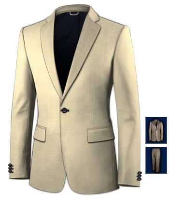 Made To Measure Suit Hexham with 1 Button, Single Breasted