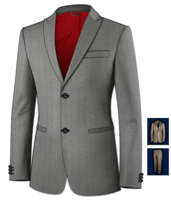Suit To Wear On Wedding Day with 2 Buttons, Single Breasted