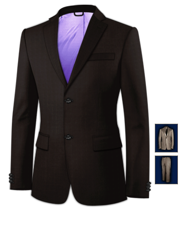 Custom Made Ladies Suits Uk with 2 Buttons, Single Breasted