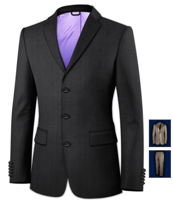Mens Suits 38r with 3 Buttons, Single Breasted
