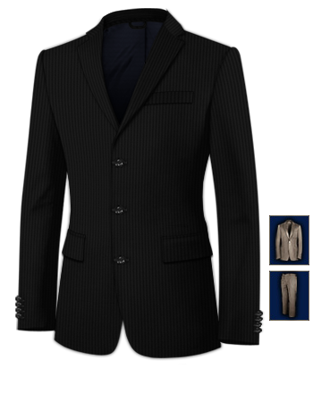 Discounts Suits with 3 Buttons, Single Breasted