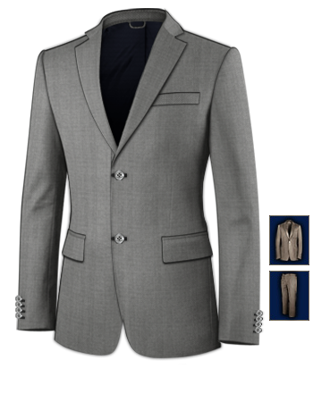Formal Suit Tailor with 2 Buttons, Single Breasted