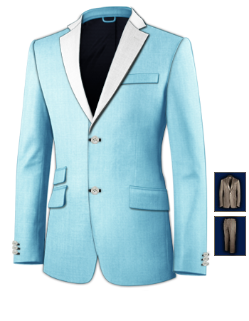 Wedding Suits Cheap with 2 Buttons, Single Breasted