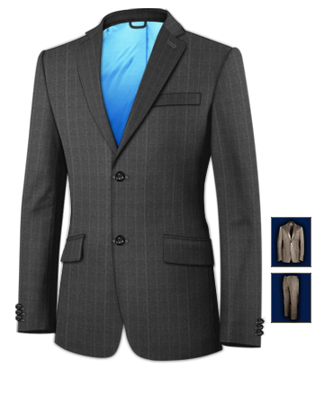 Mens Morning Suit with 2 Buttons, Single Breasted