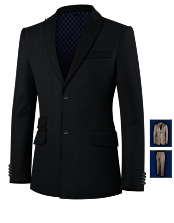 Suit Making Equipment with 2 Buttons, Single Breasted