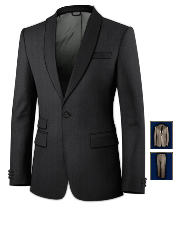 Ladies Ready Made Tailored Suits with 1 Button, Single Breasted