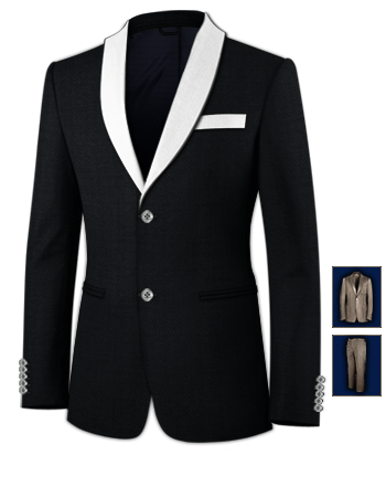 Mens Suits Cheap with 2 Buttons, Single Breasted